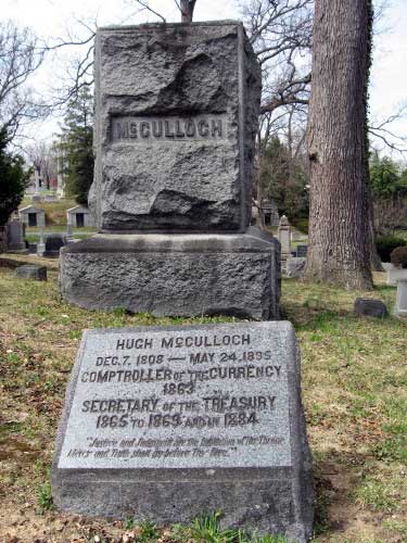 Hugh McCulloch Gravestone