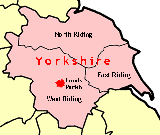 Location of Leeds