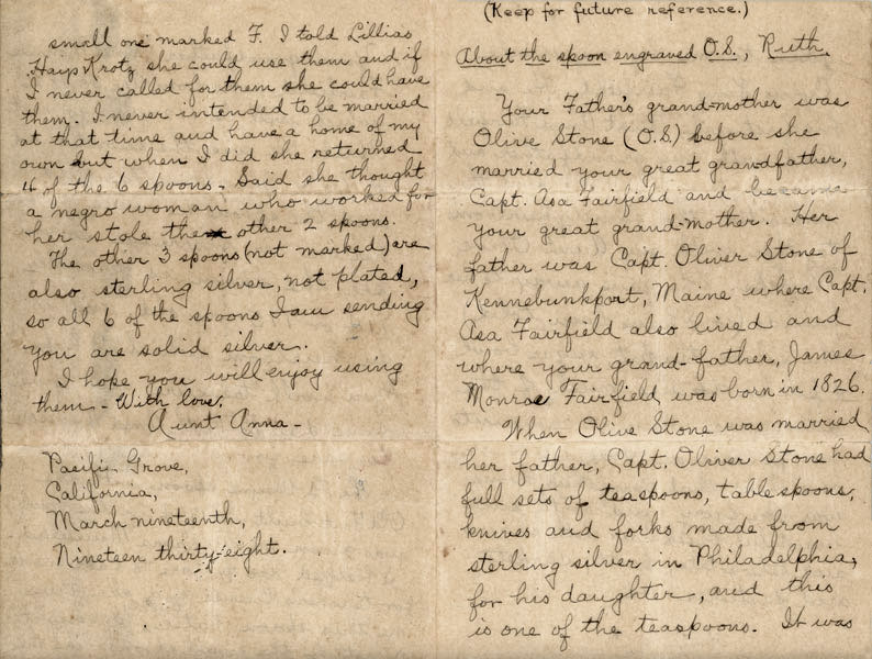 spoon letter