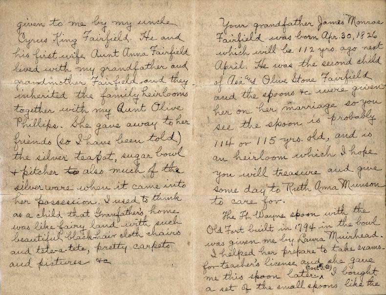 spoon letter